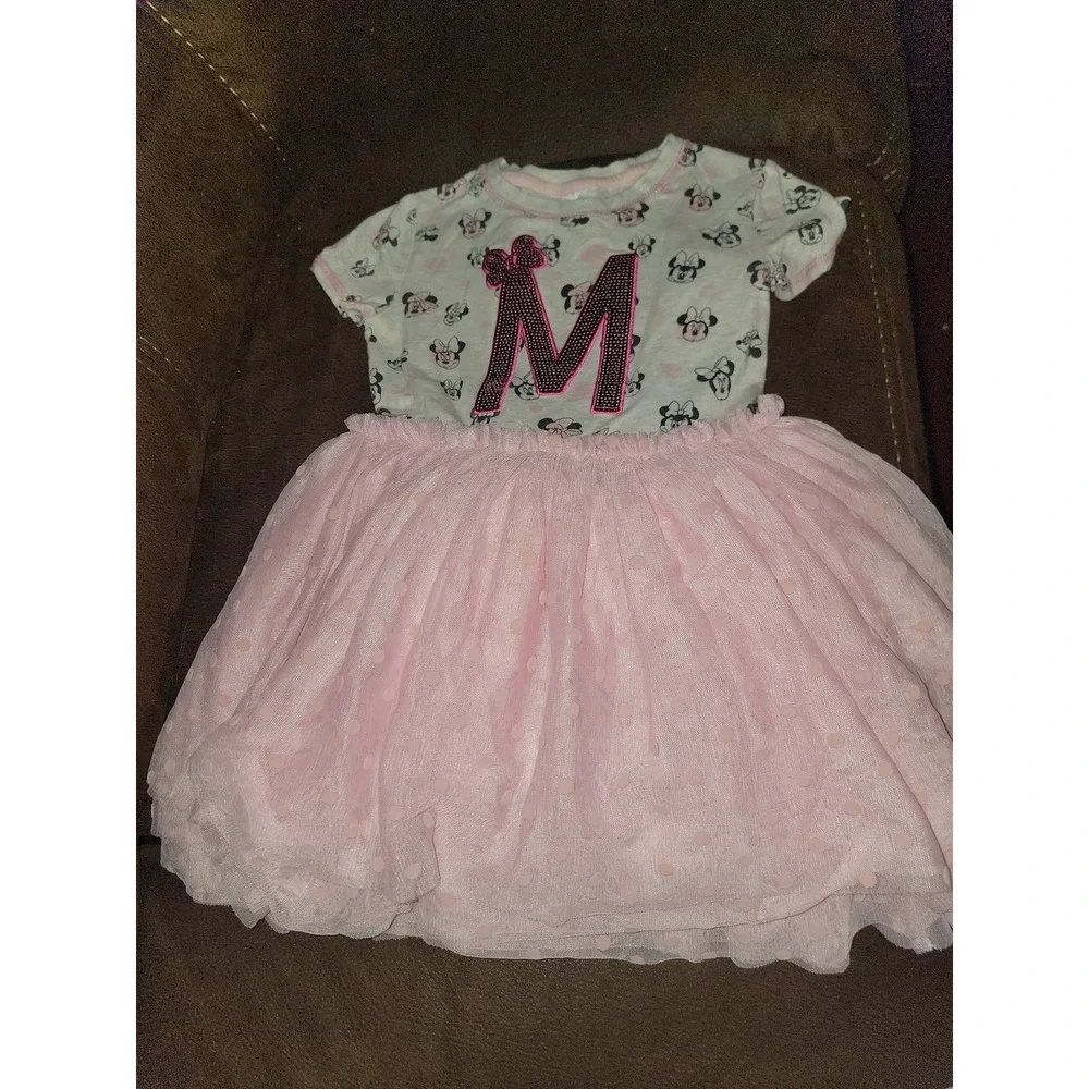 Disney store minnie mouse‎ pink dress size 5 6